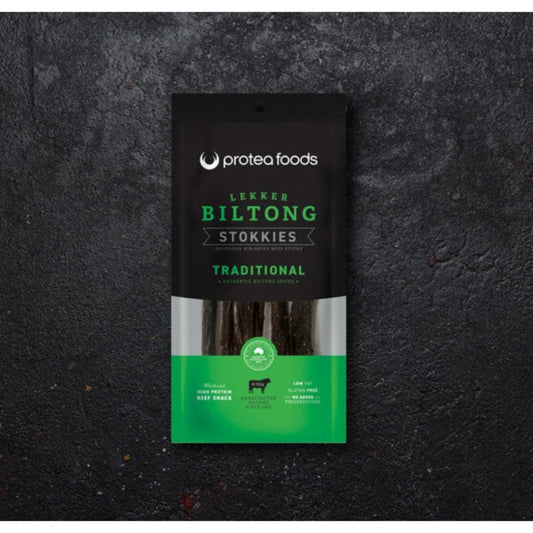 Protea Foods Biltong Stokkies Traditional 50g