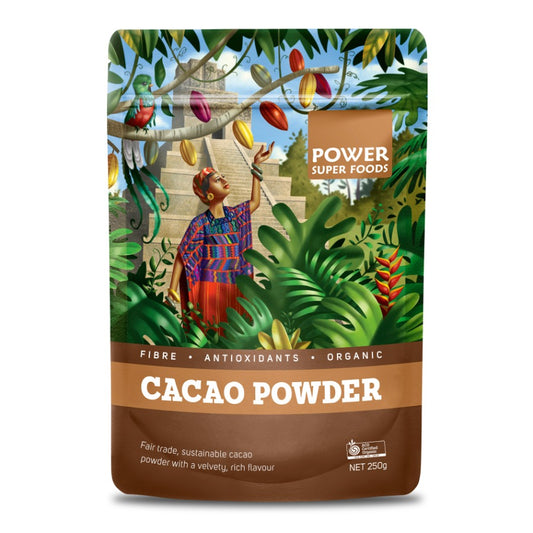 Power Super Foods Cacao Powder Origin Organic 250g