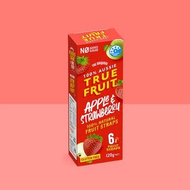 Sun Valley True Fruit Apple & Strawberry Multi Pack 6 x 20g