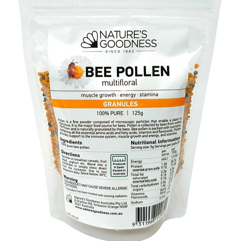 Nature's Goodness Bee Pollen 125g