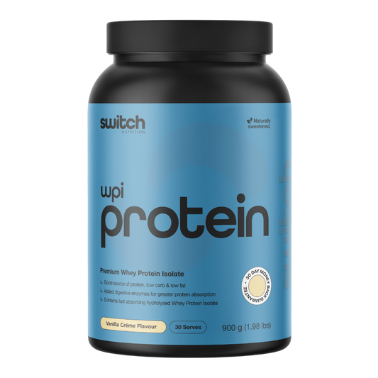 Switch Nutrition WPI Premium Whey Protein Isolate Vanilla Creme 900g