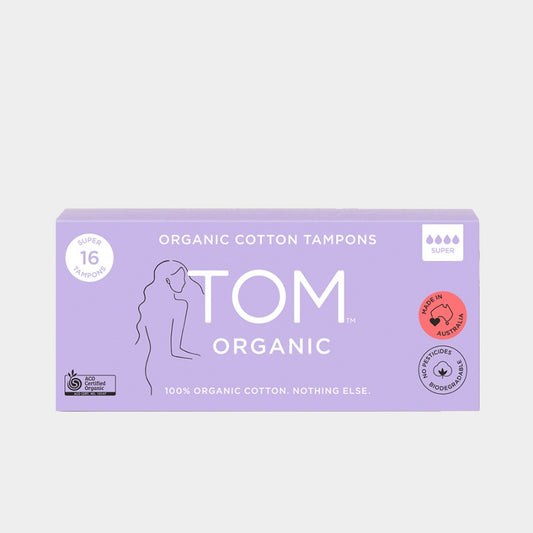 Tom Organic Tampons Super 16 Pack