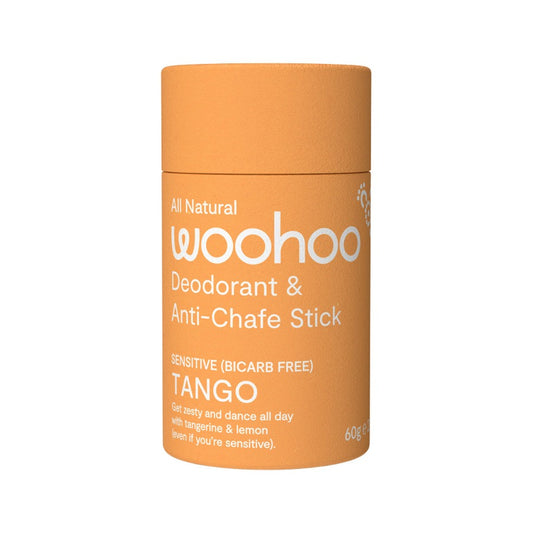 Woohoo Deodorant & Anti-Chafe Stick Tango (Sensitive Bicarb Free) 60g