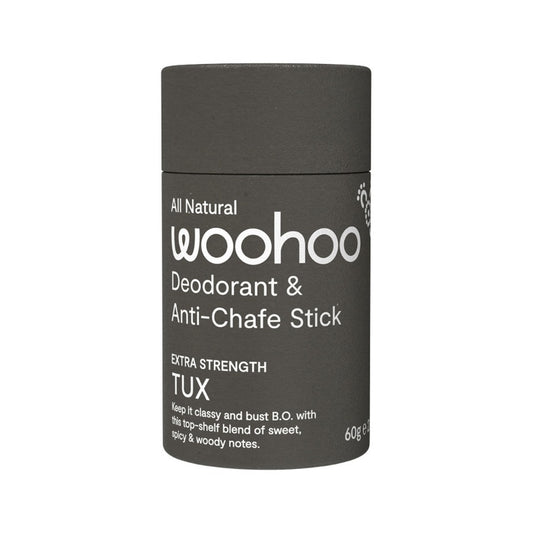 Woohoo Deodorant & Anti-Chafe Stick Tux (Extra Strength) 60g