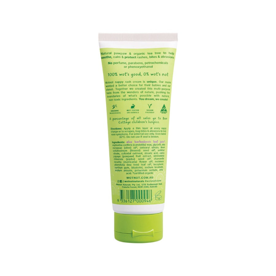 Wotnot Naturals 100% Natural Nappy Rash Cream 90ml