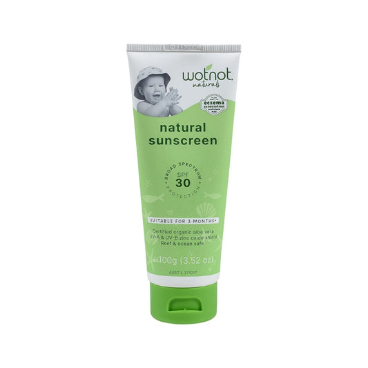 Wotnot Naturals Natural Sunscreen 30 SPF 100g